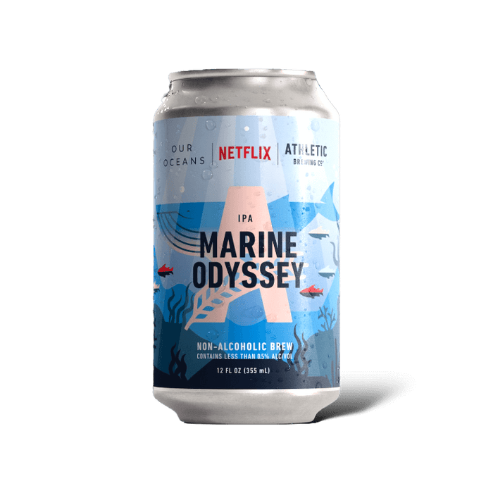 Athletic Brewing - Non-Alcoholic IPA - Marine Odyssey - Netflix Special