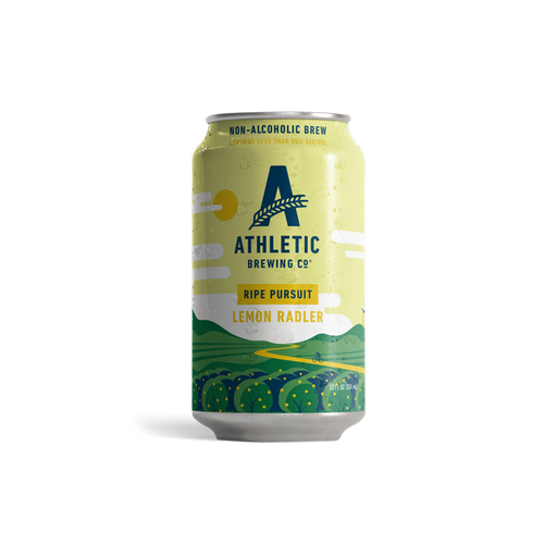 Athletic Brewing - Ripe Pursuit Lemon Radler Non-Alcoholic Beer - 12oz - ProofNoMore