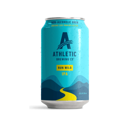 Athletic Brewing Run Wild IPA Non-Alcoholic Beer - 12oz - ProofNoMore