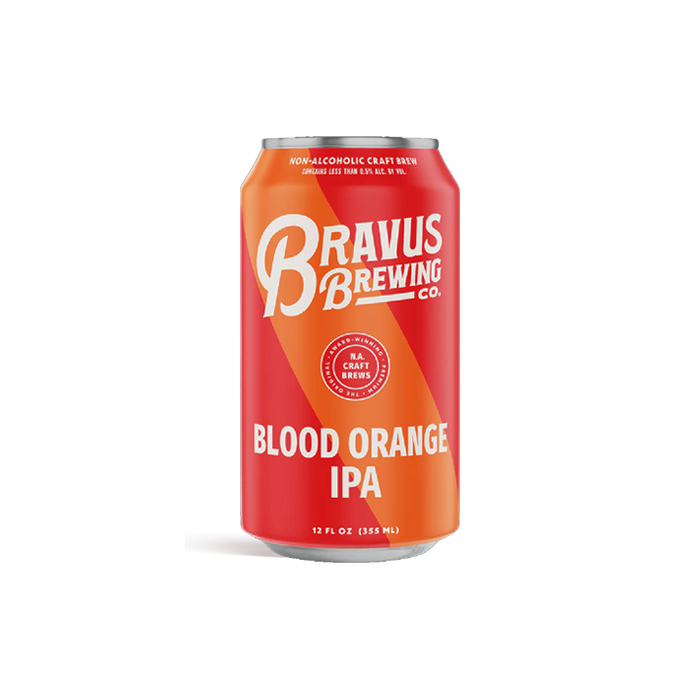 Bravus Brewing – Non-Alcoholic Blood Orange IPA – 12oz - ProofNoMore