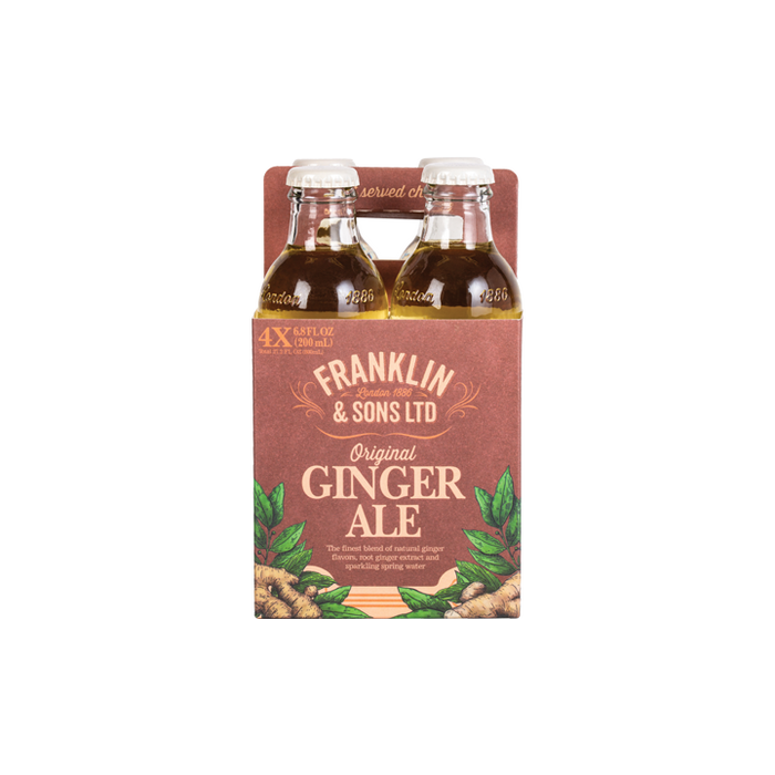 Franklin & Sons Original Ginger Ale Non-Alcoholic Mixer - 6.76oz - ProofNoMore