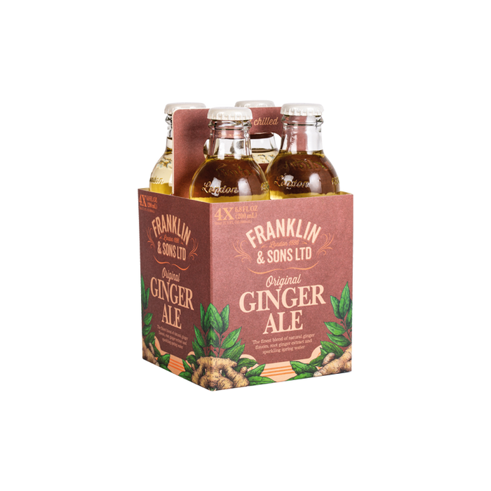 Franklin & Sons Original Ginger Ale Non-Alcoholic Mixer - 6.76oz - ProofNoMore