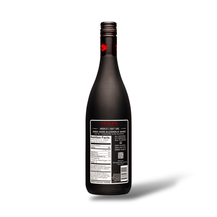 ORIGAMI Zero - Non-Alcoholic Sake - 750ml - ZERO PROOF