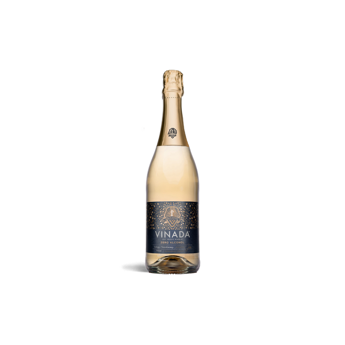 VINADA Wines Chardonnay Sparkling Wine Non-Alcoholic Beverage - 25.4oz/btl - ProofNoMore