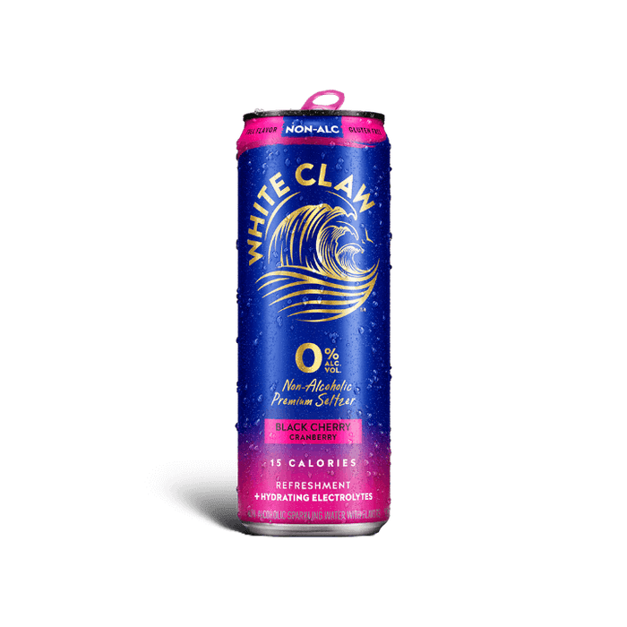 White Claw - Non-Alcoholic Premium Seltzer BLACK CHERRY &