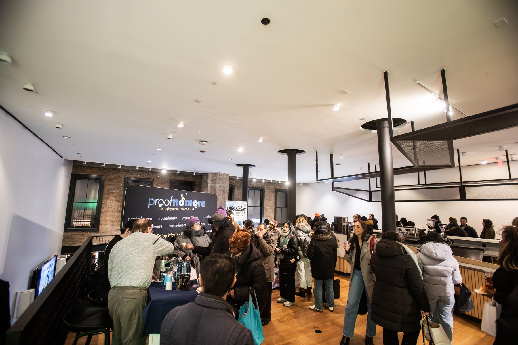 ProofNoMore & Shopify hosting a DRY JANUARY Non-Alcoholic tasting event TUE, Jan 6, 2026 from 5pm-8pm in NYC 131 Greene St