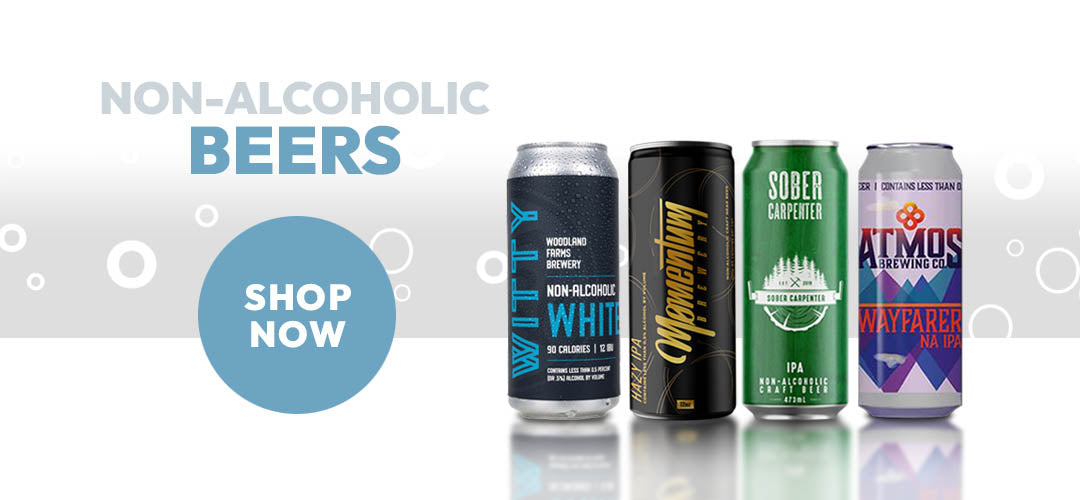 ProofNoMore has the largest selection of Non-Alcoholic and Alc-Free Beers. Build your own sample pack. We offer single cans! We are the Sober Superstore