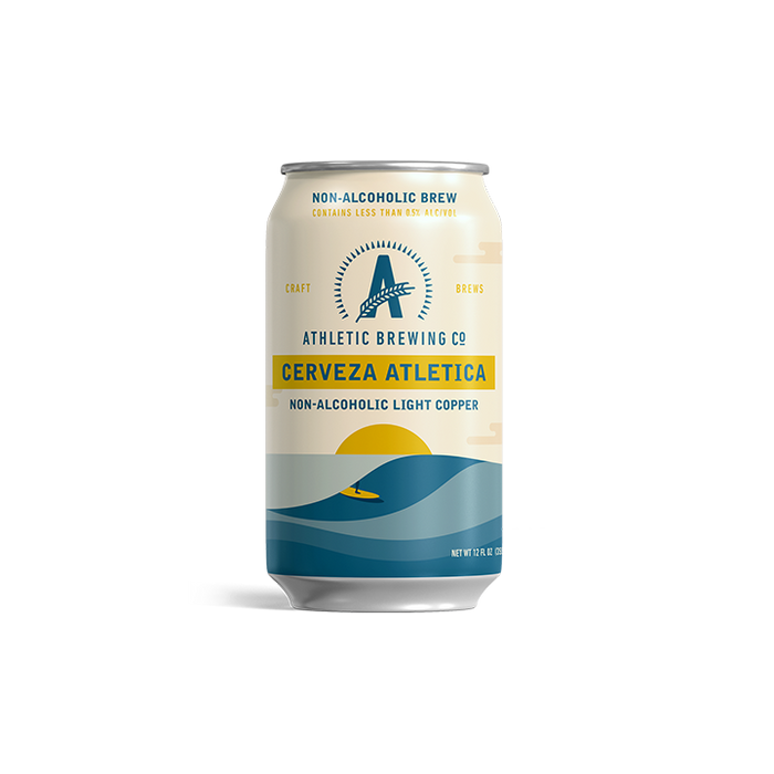 Athletic Brewing Cerveza Atletica Non-Alcoholic Beer 12oz - ProofNoMore