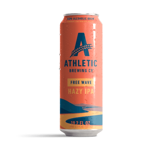 Athletic Brewing Free Wave Non-Alcoholic Hazy IPA - New Size 19.2oz