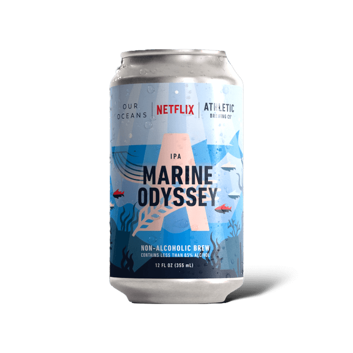 Athletic Brewing - Non-Alcoholic IPA - Marine Odyssey - Netflix Special 