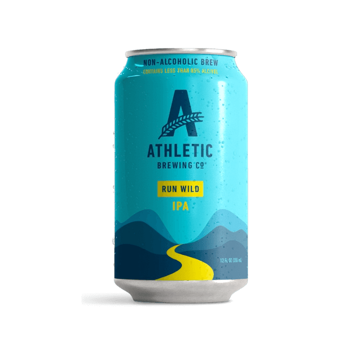 Athletic Brewing Run Wild IPA Non-Alcoholic Beer - 12oz - ProofNoMore