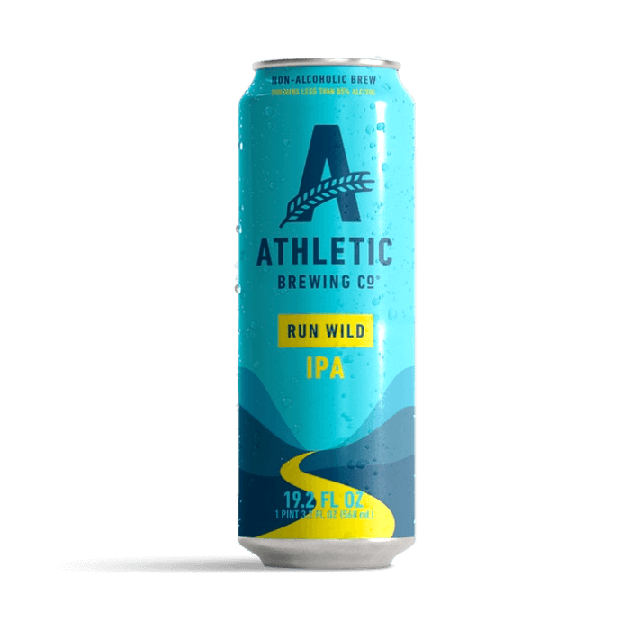 Athletic Brewing Run Wild IPA Non-Alcoholic Beer - New Size 19.2oz
