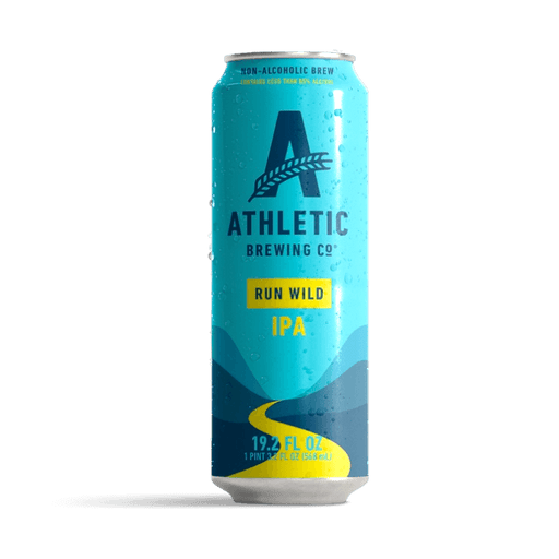 Athletic Brewing Run Wild IPA Non-Alcoholic Beer - New Size - 19.2oz - Proofnomore