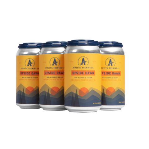 Athletic Brewing Upside Dawn NA Golden Non-Alcoholic Beer - 12oz - ProofNoMore