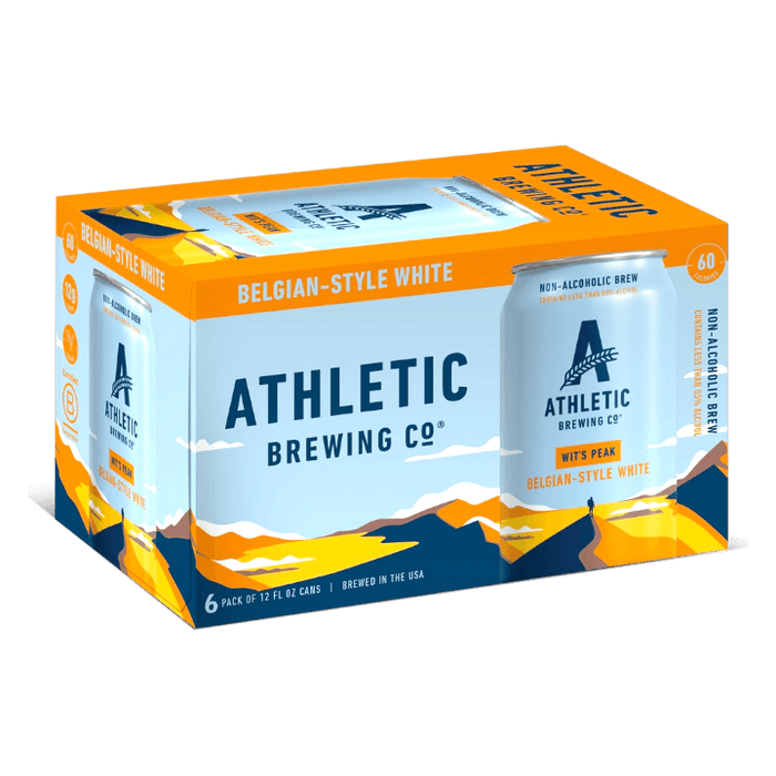 Athletic Brewing Wit's Peak Witbier Non-Alcoholic Beer - 12oz 6 Pack
 - ProofNoMore