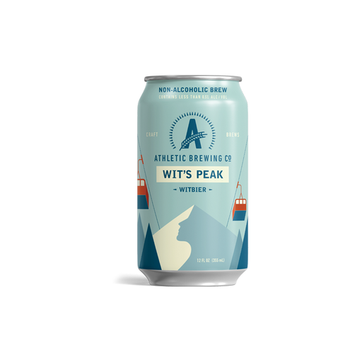 Athletic Brewing Wit's Peak Witbier Non-Alcoholic Beer - 12oz - ProofNoMore