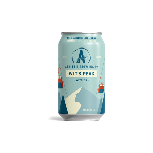 Athletic Brewing Wits Peak Witbier Non-Alcoholic Beer - 12oz - Proofnomore