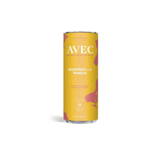 AVEC GRAPEFRUIT & POMELO - Premium Carbonated Mixer - Non-Alcoholic Beverage - 8.45oz - ProofNoMore