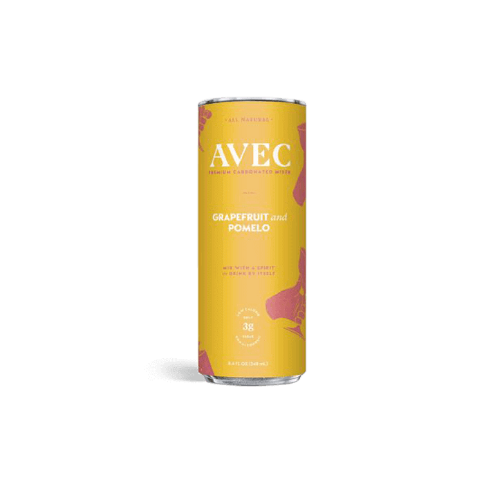 AVEC GRAPEFRUIT & POMELO - Premium Carbonated Mixer - Non-Alcoholic Beverage - 8.45oz - ProofNoMore