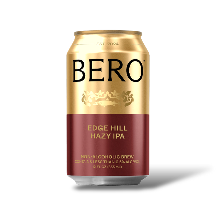 BERO EDGE HILL Hazy IPA - Non-Alcoholic Beer - 12oz - NON