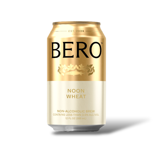 BERO NOON WHEAT - Non-Alcoholic Wheat Style Beer - 12oz