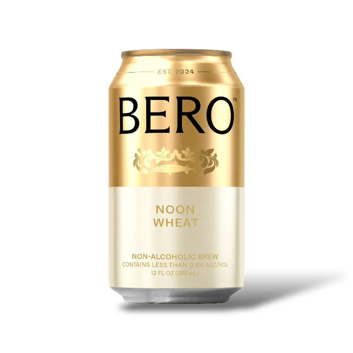 BERO NOON WHEAT - Non-Alcoholic Wheat Style Beer - 12oz