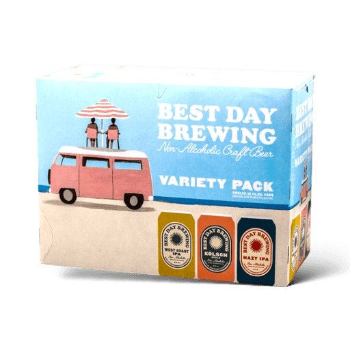 Best Day Brewing Non-Alcoholic Variety Pack - ProofNoMore