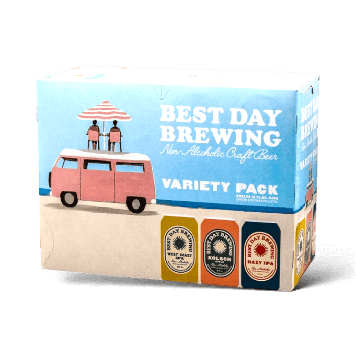 Best Day Brewing Non-Alcoholic Variety Pack - ProofNoMore