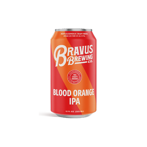 Bravus Brewing – Non-Alcoholic Blood Orange IPA  – 12oz - ProofNoMore