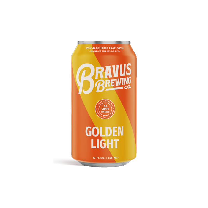 Bravus Brewing – Non-Alcoholic Golden Light – 12oz - ProofNoMore