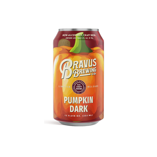 Bravus Limited release Non-Alcoholic Pumpkin Brew