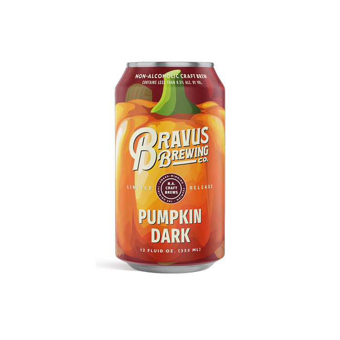 Bravus Limited release Non-Alcoholic Pumpkin Brew