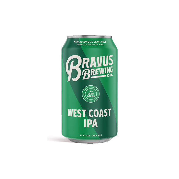 Bravus Brewing – Non-Alcoholic West Coast IPA – 12oz - ProofNoMore