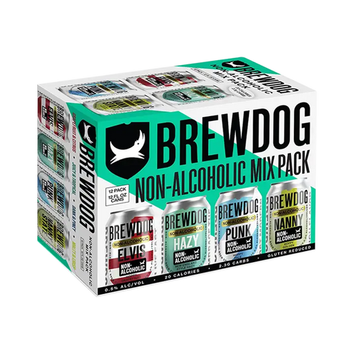 Brewdog – Non-Alcoholic Mix Pack – 12 x 12oz Cans - ProofNoMore