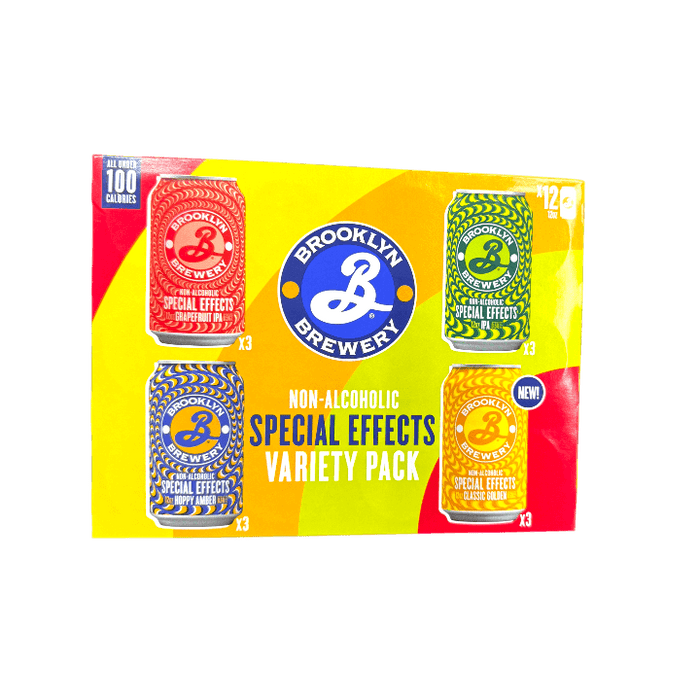 Brooklyn Brewery Special Effects Non-Alcoholic Beer Variety Pack – 12 x 12oz - ProofNoMore