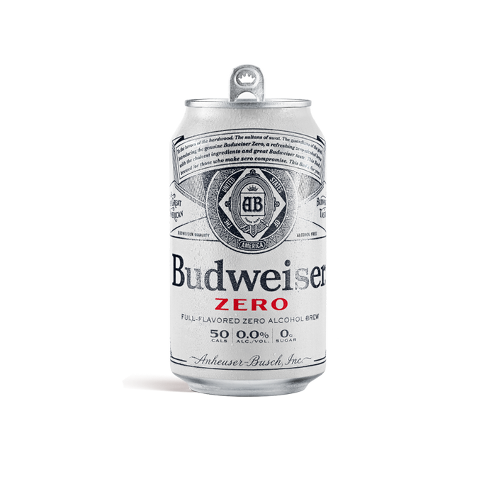 Budweiser Zero – Alcohol-Free Lager-Style Brew  – 12oz Can - ProofNoMore