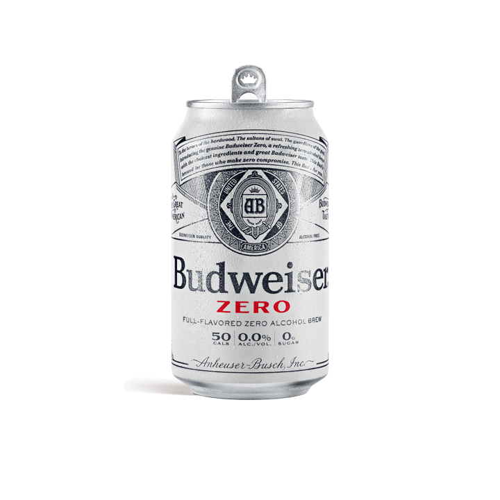 Budweiser Zero – Alcohol-Free Lager-Style Brew  – 12oz Can - ProofNoMore
