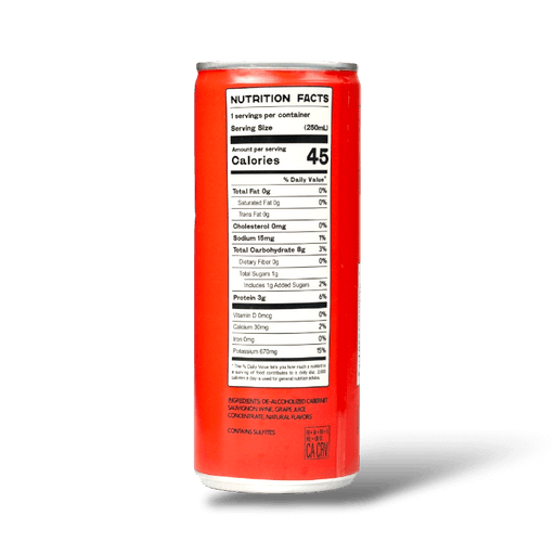 Buzzkill - Cabernet Sauvignon Alcohol-Free Wine - Can 8.4oz_back