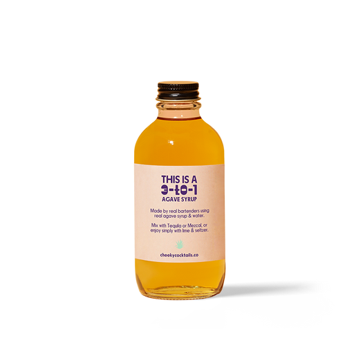 Cheeky Agave Syrup for Non-Alcoholic Mixology - Back Label
