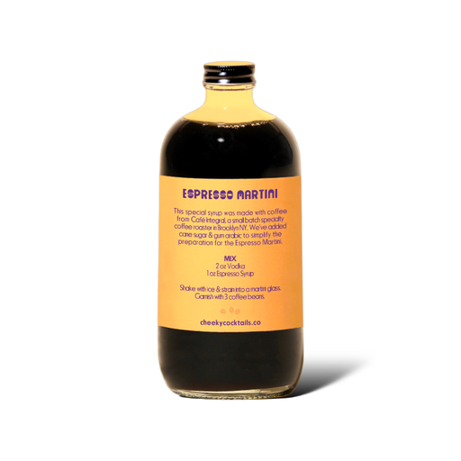 Cheeky Espresso Syrup - Non-Alcoholic Mixology (back)