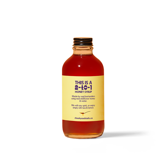 CHEEKY Bar-Quality Cocktail Syrups - Honey Syrup - 4oz