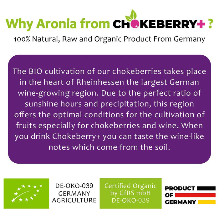 Chokeberry + Raw Aronia Juice - 1 x 3L Bag - In - Box