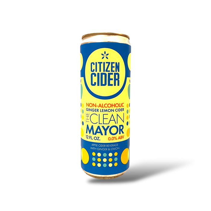 CITIZEN CIDER - CLEAN MAYOR Alcohol Free Ginger & Lemon