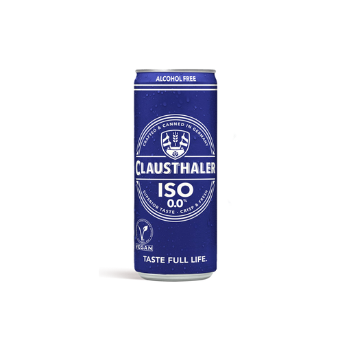 Clausthaler Iso 0.0 – Alcohol Free Isotonic Brew – 11.2oz cans - ProofNoMore