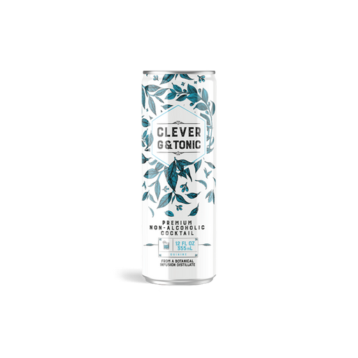 Clever G and Tonic - Non-Alcoholic Craft Mocktail - 12oz Cans - ProofNoMore