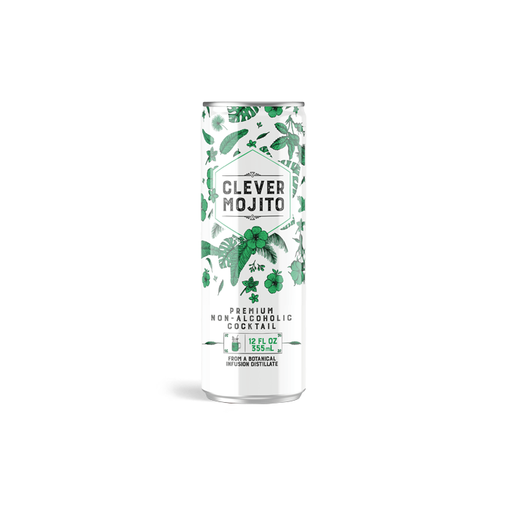 Clever Mojito - Non-Alcoholic Craft Mocktail - 12oz Cans - ProofNoMore
