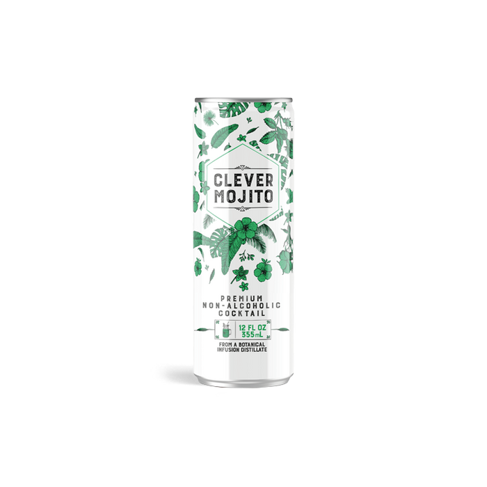 Clever Mojito  - Non-Alcoholic Craft Mocktail - 12oz Cans - ProofNoMore