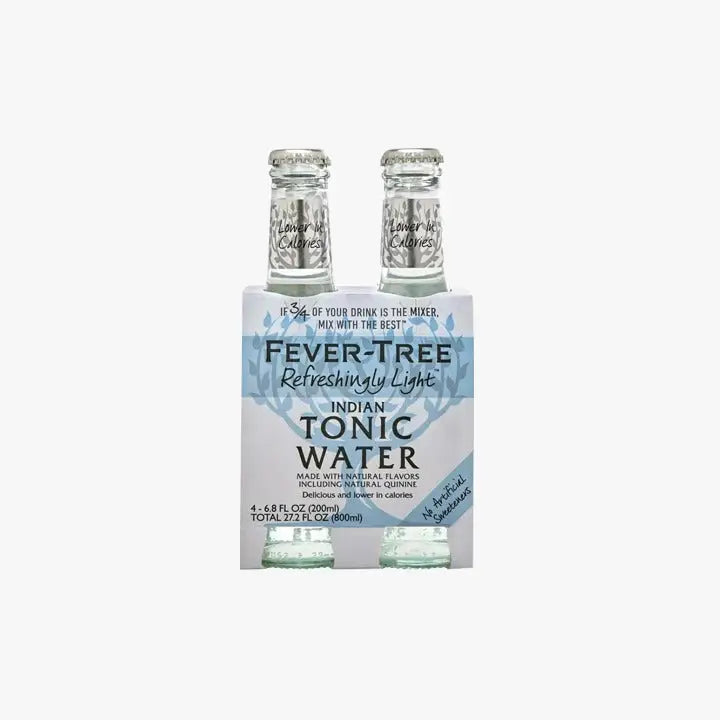 Fever Tree Light Tonic Water Non-Alcoholic Mixer - 0.0% ABV - 6.8oz / 200ml - ProofNoMore