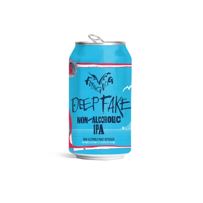 Flying Dog Deep Brewery Fake NA IPA Non-Alcoholic Beer - 12oz - ProofNoMore