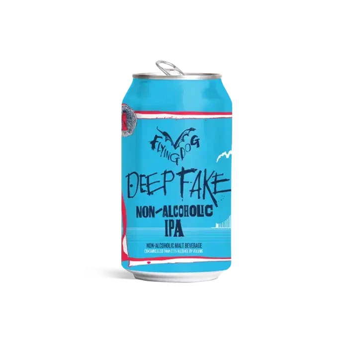 Flying Dog Deep Brewery Fake NA IPA Non-Alcoholic Beer - 12oz - ProofNoMore